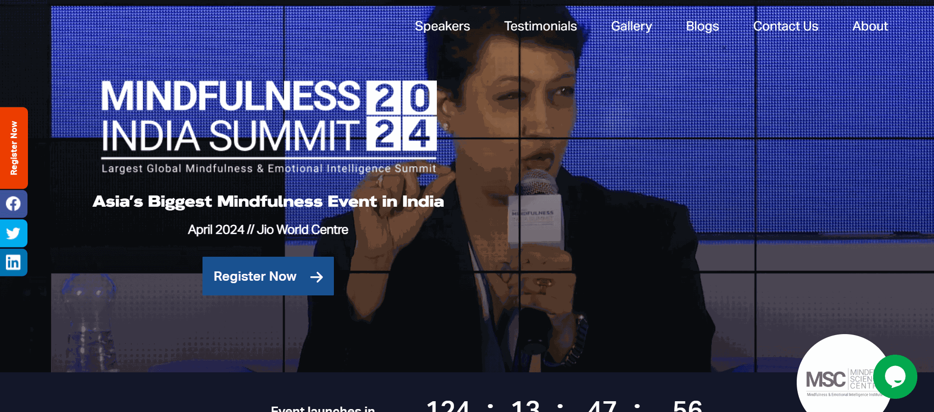Mindfulness India Summit - Website Design & Development