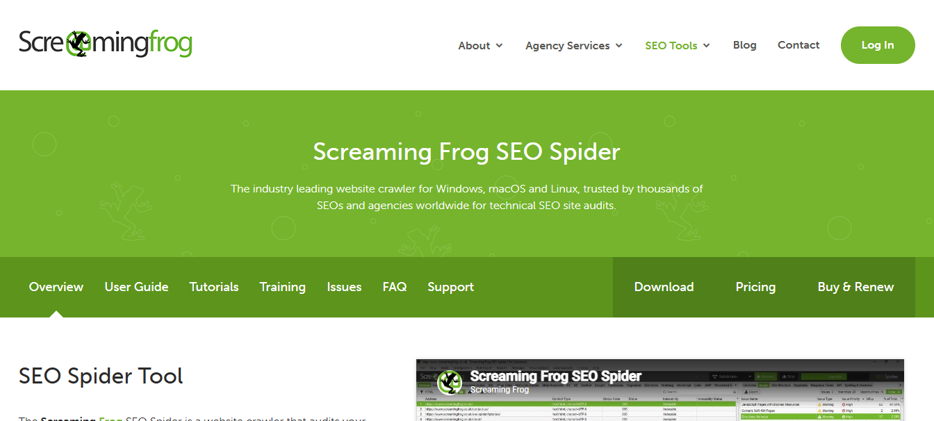 Screaming Frog 